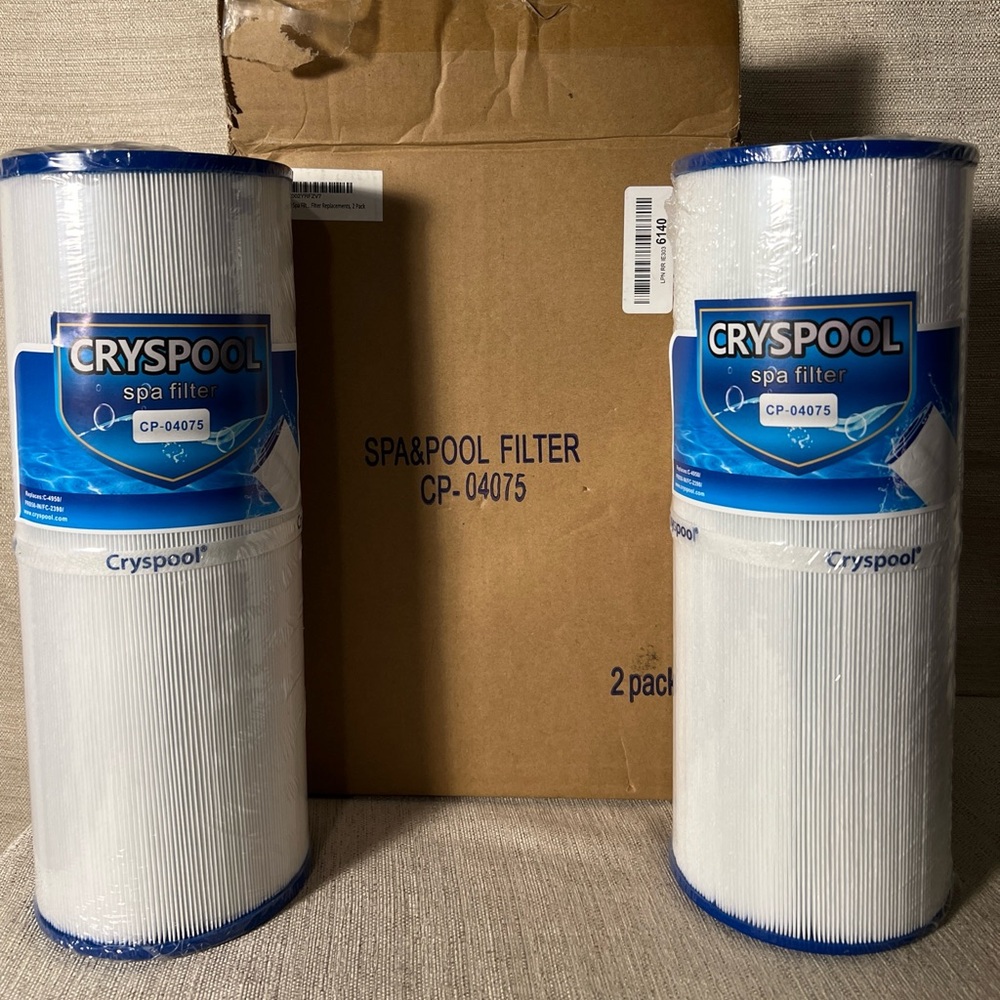 Cryspool Spa And Pool Filter CP-04075 —-CPF-4050/CP-04075   2pk